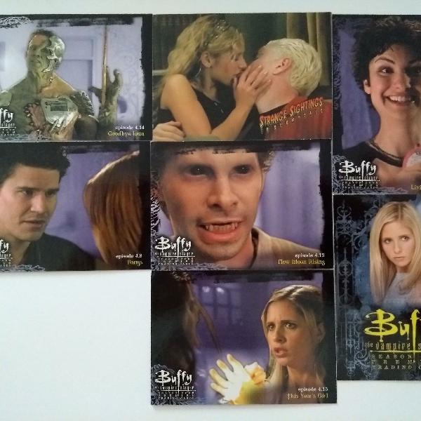 Cards colecionáveis Buffy, a caça vampiros 4a temporada