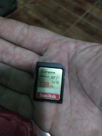 Cartão SD SanDisk 128 GB (ORIGINAL)