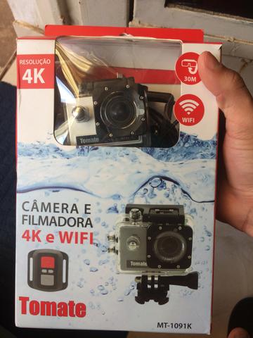 Câmera filmadora e fotográfica 4K