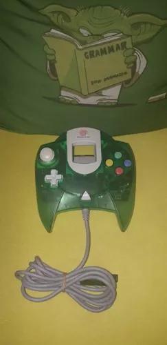 Controle Dreamcast Translúcido Verde - Raro - Ótimo Estado