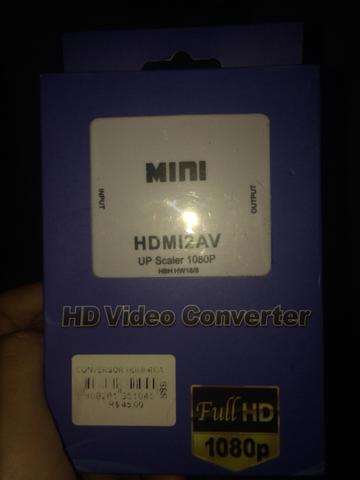 Conversor Hdmi/vga novo Na Caixa