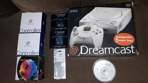 Dreamcast + Lote De Acessórios Imperdível