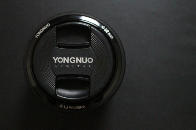 Lente yongnuo 50mm canon