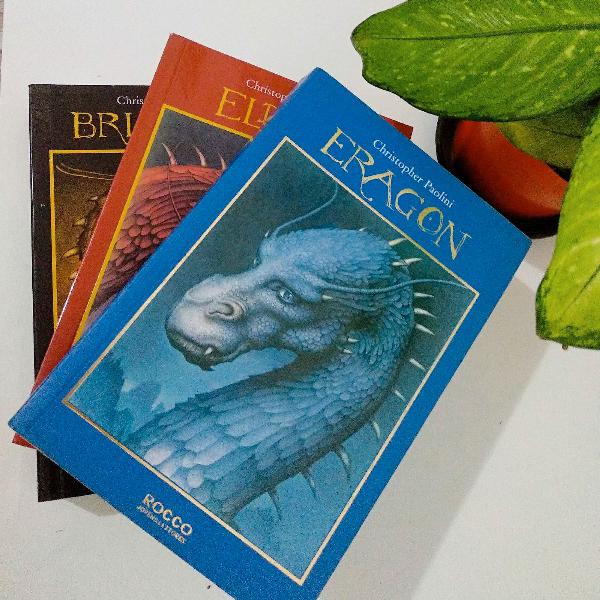 Livros Eragon + Eldest + Brisingr - Christopher Paolini