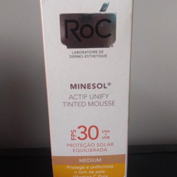 Minesol actif unify tinted mousse fps 30