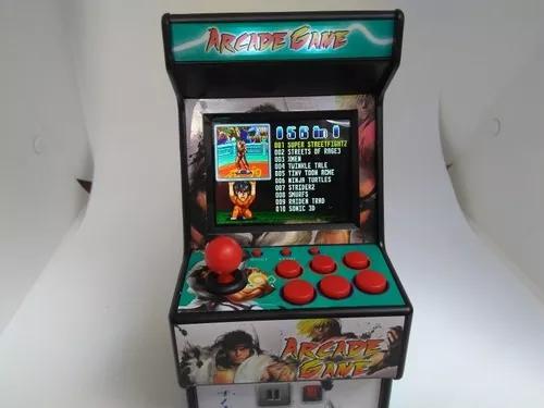Mini Fliperama Arcade Com 156 Jogos 16bits