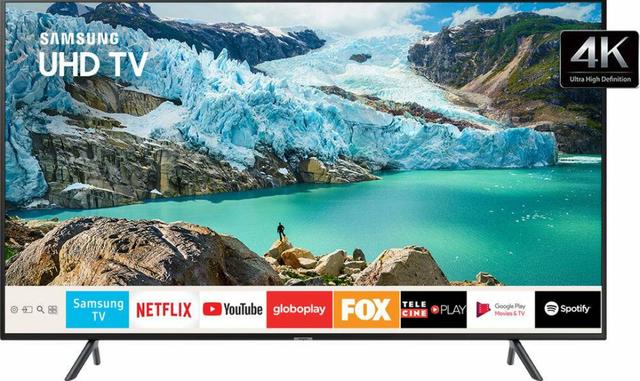 Smart TV LED 55" Samsung HD 4K com Conversor Digital 3 HDMI