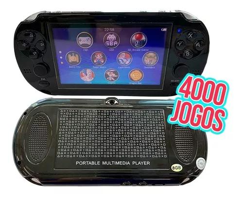 Super Mini Game Com 4 Mil Jogos Player Mp3 Mp4 Mp5 Portátil