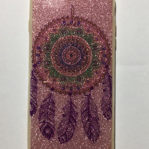 case iphone 6 plus glitter pink