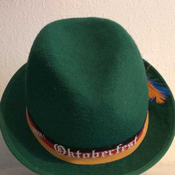 chapéu verde camurça oktoberfest número 54