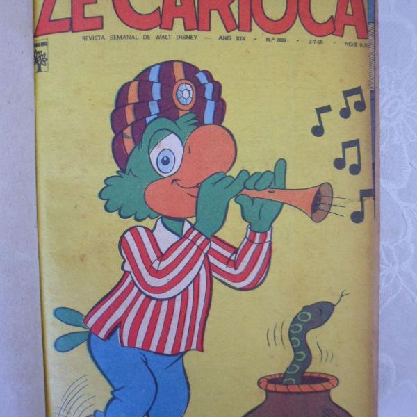 coleção 92 gibis zé carioca encadernada em 4 volumes de