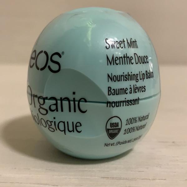 eos lip balm organic sweet mint 100% natural