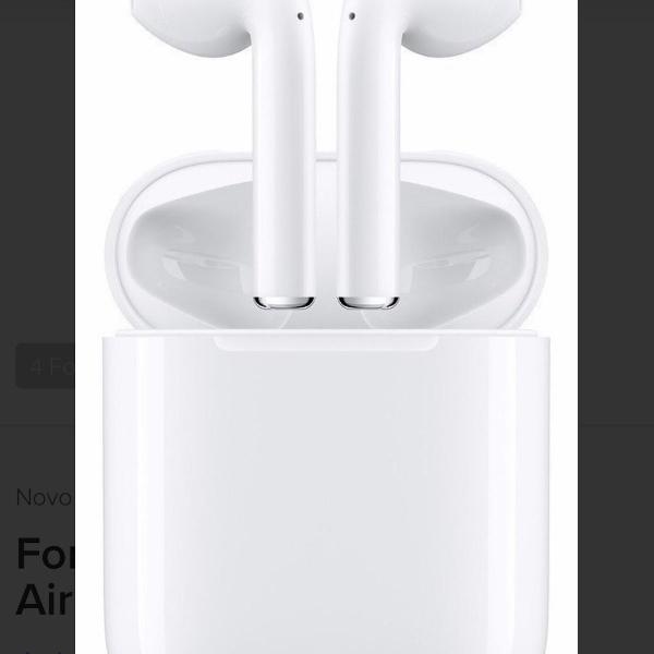 fone de ouvido apple airpods 2ª geração (1 mês e meio de