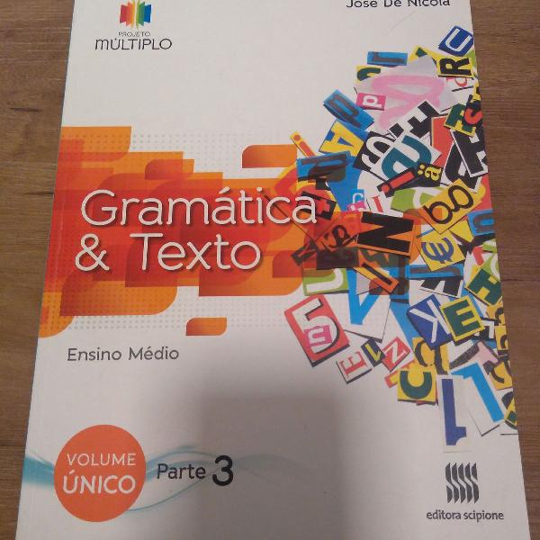 gramática e texto - ensino médio