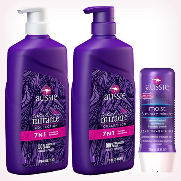 kit aussie total miracle 7n1 shampoo 778ml + condicionador