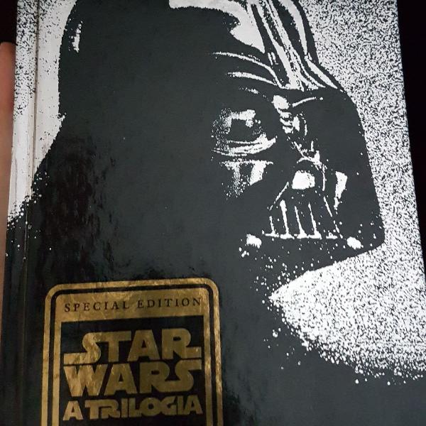 livro edição especial star wars sw - a trilogia