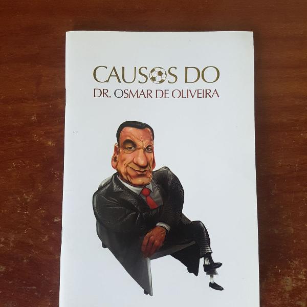 livro futebol causos do dr. osmar de oliveira