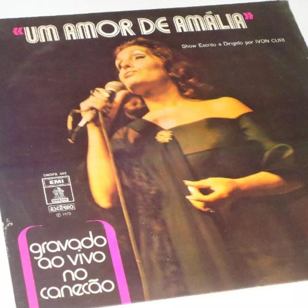 lp vinil um amor de amália gravado ao vivo no canecão