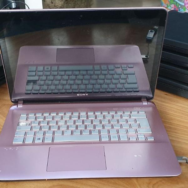 notebook sony vaio rosa core i5 4gb touchscreen