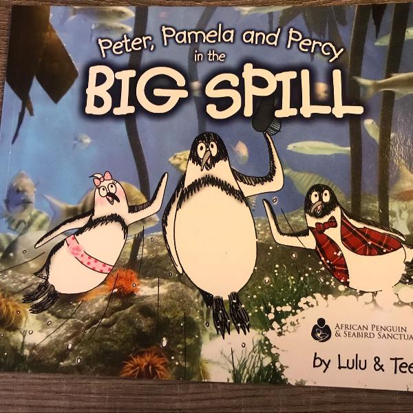 peter, pamela and percy in the big spill, by lulu &amp; tee