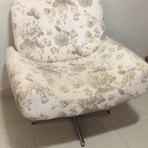 poltrona estampada