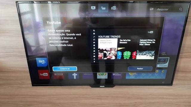 4K Smart Tv Philips led 50 pol wifi Netflix Youtube zerada