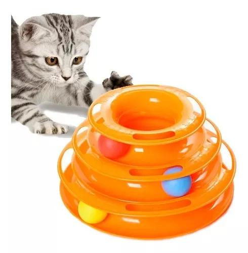 Brinquedo Interativo Torre De Trilhos Para Gatos Pets