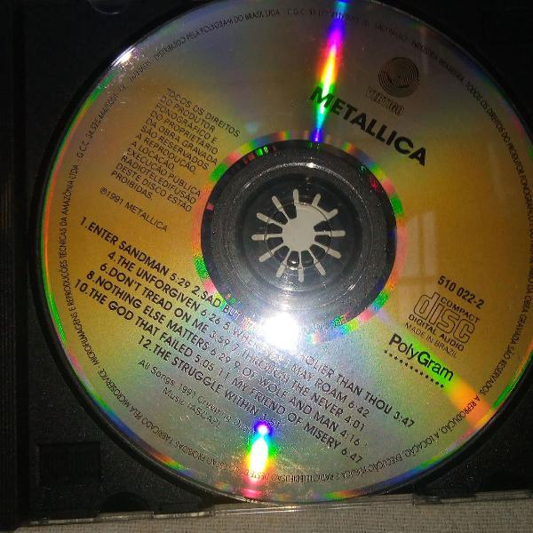 CD Metallica - 1991 Leia todo anúncio