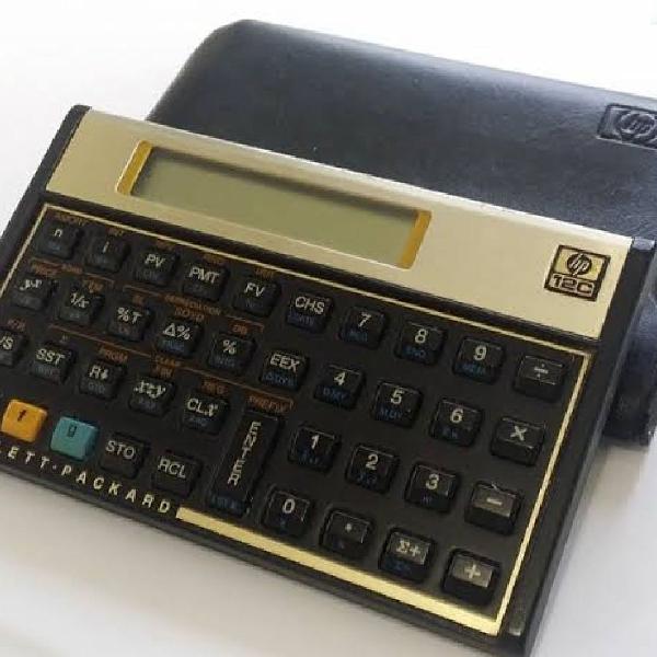 Calculadora Hp Financeira Hp12c Gold + Case de couro