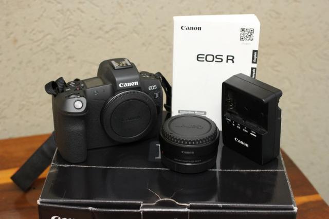 Canon Eos R - Corpo + Adaptador Ef-eos R