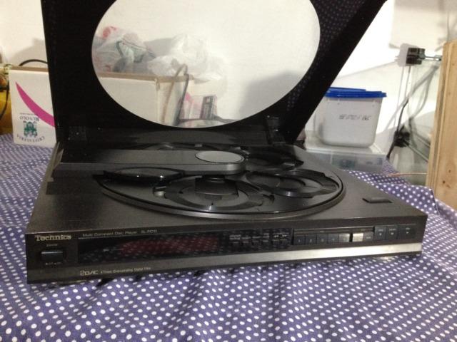 Cd player carrossel technics com defeito
