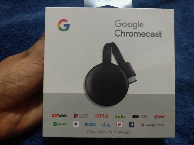 Chromecast 3 Hdmi Novo (Lacrado) Original