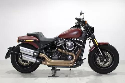 Harley Davidson Softail Fat Bob 107 2018 Vermelha