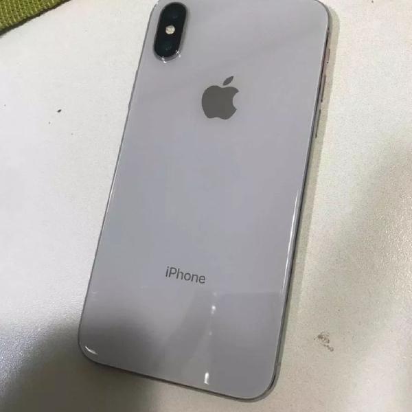 Iphone x silver 256gb completo com nota fiscal