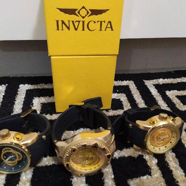 Kit 3 relógios Invicta s1
