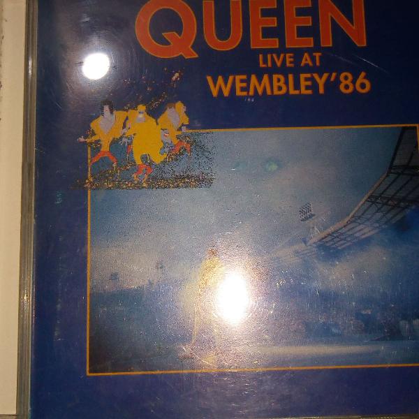 Queen cd duplo estojo luxo queen live at wembley 86 Leia