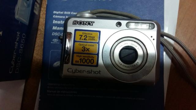 Sony cyber-shot dsc-s650