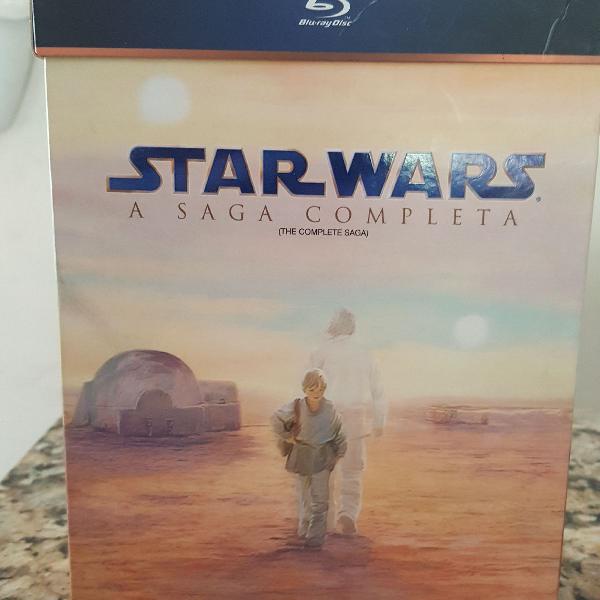 Star wars box coleção blu-ray