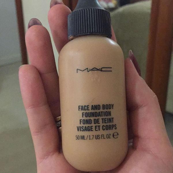 base mac face and body foundation