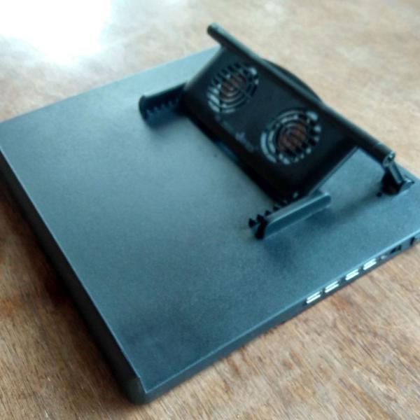 base suporte notebook - 2 coolers, 4 portas usb -