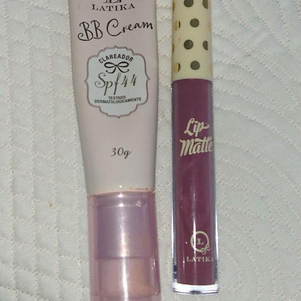 bb cream latika + batom liquido