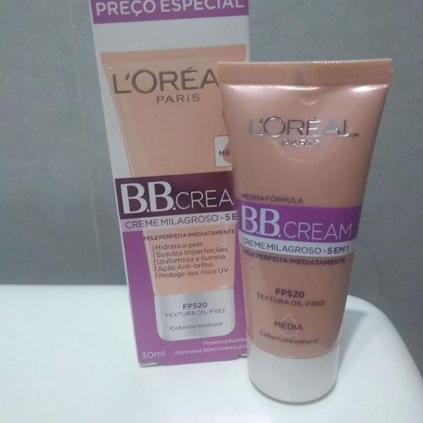 bb cream loreal tom médio