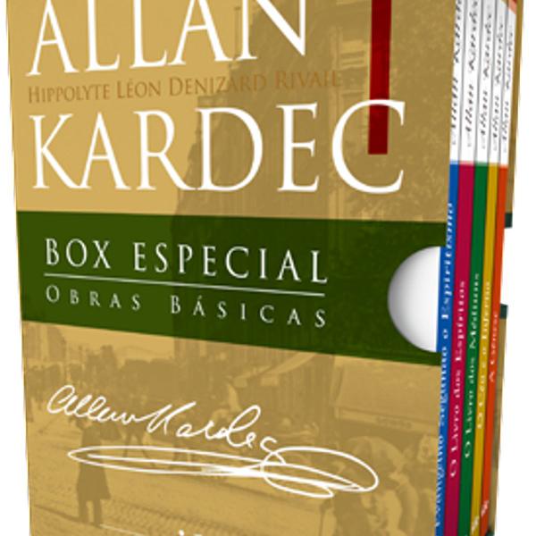 box especial allan kardec obras básicas - 5 volumes
