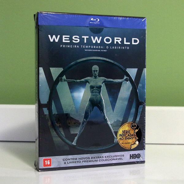 box westworld blu-ray - 1ª temporada: o labirinto (lacrado)