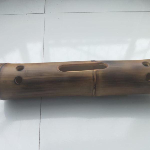 caixa de som de bambu para celular