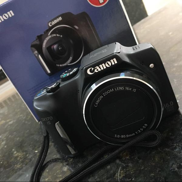 câmera digital canon sx170 is