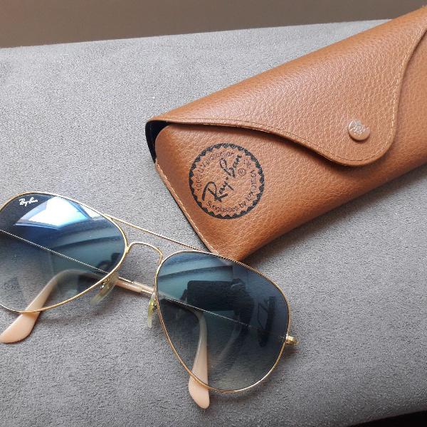 culos RAY BAN AVIATOR 3025 azul degrade ORIGINAL