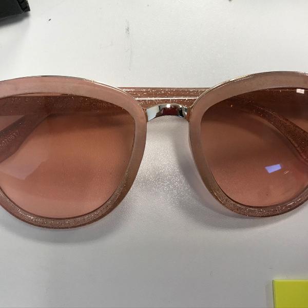 culos miami beach acetato rosé com gliter e lente fumê