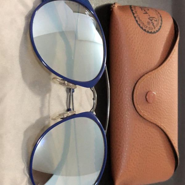 culos ray-ban original espelhado azul