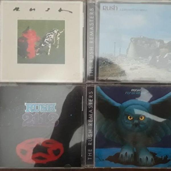 lote 4 cds - the rush remasters - importado